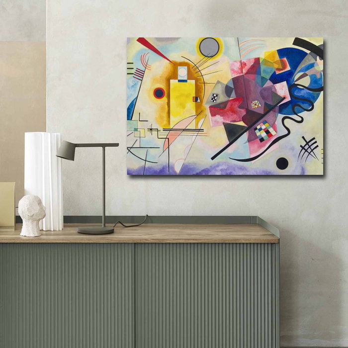 Wallity Lienzo Decorativo Wassily Kandinsky Yellow-Red-Blue 70 x 100 cm Wallity Lienzo Decorativo Wassily Kandinsky Yellow-Red-Blue 70 x 100 cm